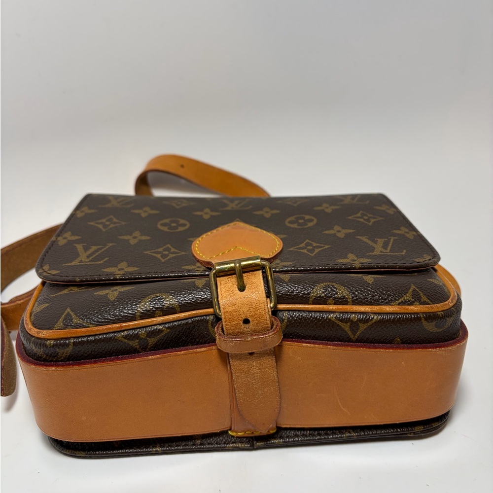 SOLD Louis Vuitton Cartouchière MM Monogram Crossbody/Shoulder Bag Vintage - Picture 13 of 16